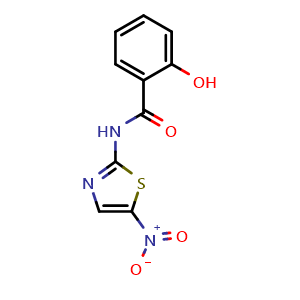 Chemical structure of Tizoxanide , CAS 173903-47-4, AChemBlock O33722
