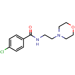 Chemical structure of Moclobemide , CAS 71320-77-9, AChemBlock O33735