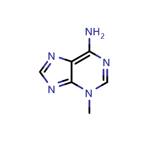Chemical structure of 3-Methyladenine , CAS 5142-23-4, AChemBlock O33740