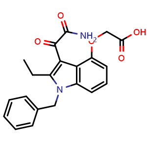 Chemical structure of Varespladib , CAS 172732-68-2, AChemBlock O33750