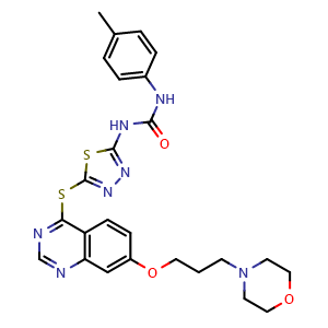 Chemical structure of FLT3-IN-1 , CAS 1370256-78-2, AChemBlock O33760