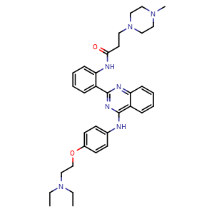 Chemical structure of HVEGF-IN-1 , CAS 1637443-98-1, AChemBlock O33774