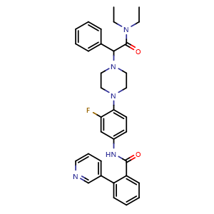Chemical structure of JNJ 31020028 , CAS 1094873-14-9, AChemBlock O33776