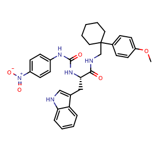 Chemical structure of ML 18 , CAS 1422269-30-4, AChemBlock O33778