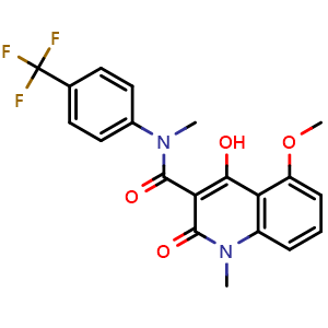 Chemical structure of Tasquinimod , CAS 254964-60-8, AChemBlock O33808