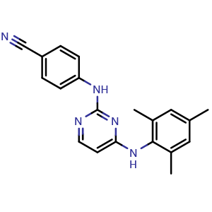 Chemical structure of Dapivirine , CAS 244767-67-7, AChemBlock O33817