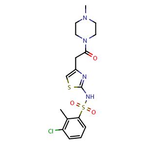 Chemical structure of BVT 2733 , CAS 376640-41-4, AChemBlock O33826