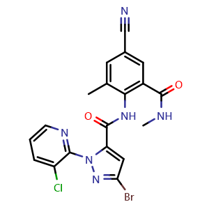 Chemical structure of Cyantraniliprole , CAS 736994-63-1, AChemBlock O33828