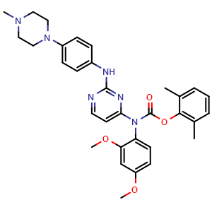 Chemical structure of WH-4-023 , CAS 837422-57-8, AChemBlock O33836