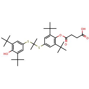 Chemical structure of AGI 1067 , CAS 216167-82-7, AChemBlock O33841