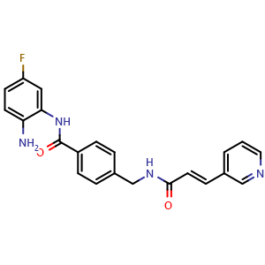 Chemical structure of Chidamide , CAS 743420-02-2, AChemBlock O33892