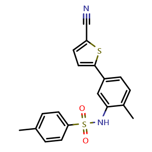 Chemical structure of ELR-510444 , CAS 1233948-35-0, AChemBlock O33895