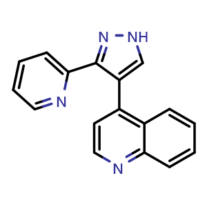 Chemical structure of LY-364947 , CAS 396129-53-6, AChemBlock O33897