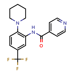 Chemical structure of SRPIN 340 , CAS 218156-96-8, AChemBlock O33949