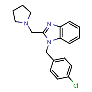 Chemical structure of Clemizole , CAS 442-52-4, AChemBlock O33961