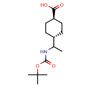 (1R)-Trans-4-[N-Boc-1-aminoethyl]cyclohexanecarboxylic Acid