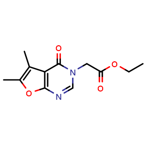 ethyl 2-(5,6-dimethyl-4-oxofuro[2,3-d]pyrimidin-3(4H)-yl)acetate