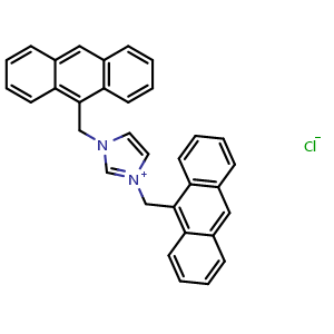 1,3-bis(anthracen-9-ylmethyl)-1H-imidazol-3-ium chloride