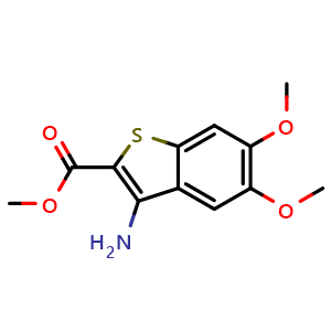 Methyl 3-amino-5,6-dimethoxybenzo[b]thiophene-2-carboxylate