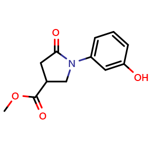 1-(3-Hydroxy-phenyl)-5-oxo-pyrrolidine-3-carboxylic acid methyl ester