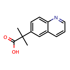 2-Methyl-2-quinolin-6-yl-propionic acid