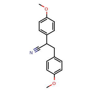 2,3-Bis-(4-methoxy-phenyl)-propionitrile