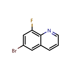 6-Bromo-8-fluoroquinoline