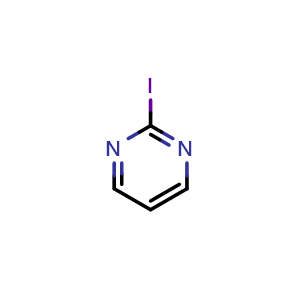Chemical structure of 2-Iodo-pyrimidine , CAS 31462-54-1, AChemBlock O34244