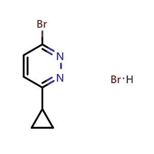 3-Bromo-6-cyclopropylpyridazine hydrobromide