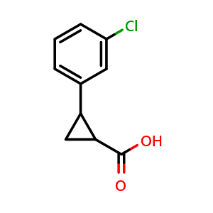 2-(3-Chlorophenyl)cyclopropanecarboxylic acid