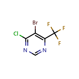 5-Bromo-4-chloro-6-(trifluoromethyl)pyrimidine