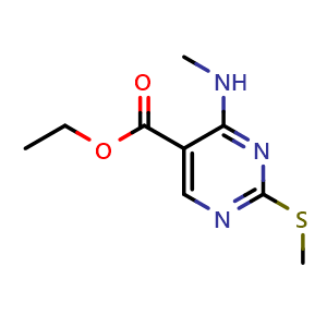 Ethyl 4-(methylamino)-2-(methylthio)pyrimidine-5-carboxylate