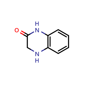Chemical structure of 3,4-Dihydroquinoxalin-2(1H)-one , CAS 59564-59-9, AChemBlock O34499