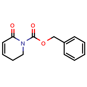 Chemical structure of Benzyl 2-oxo-5,6-dihydropyridine-1(2H)-carboxylate , CAS 725746-35-0, AChemBlock O34529