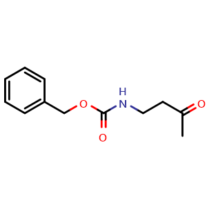 Chemical structure of Benzyl 3-oxobutylcarbamate , CAS 95484-17-6, AChemBlock O34553