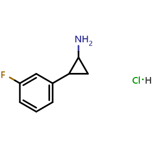 2-(3-Fluorophenyl)cyclopropanamine hydrochloride