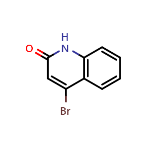 Chemical structure of 4-Bromoquinolin-2(1H)-one , CAS 938-39-6, AChemBlock O34589