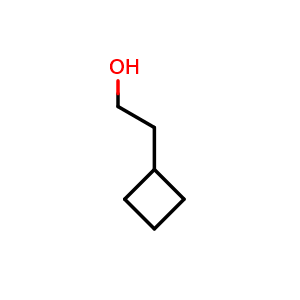 Chemical structure of Cyclobutaneethanol , CAS 4415-74-1, AChemBlock P34706