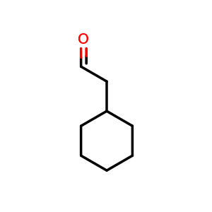 Chemical structure of Cyclohexylacetaldehyde , CAS 5664-21-1, AChemBlock P34717