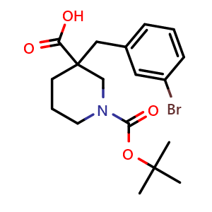 1-Boc-3-(3-bromobenzyl)-3-carboxypiperidine