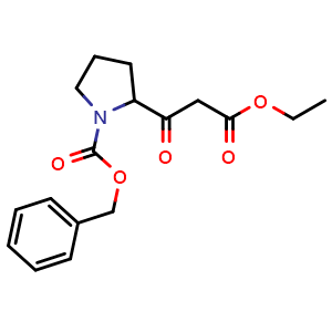 Ethyl b-oxo-1-Cbz-2-pyrrolidinepropanoate