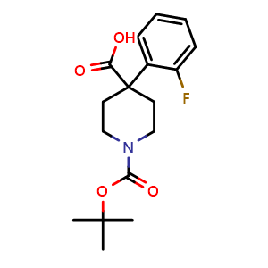 1-Boc-4-(2-fluorophenyl)-4-carboxypiperidine