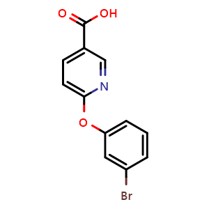 6-(3-Bromophenoxy)-3-pyridinecarboxylic acid