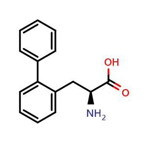 Chemical structure of 2-Phenyl-L-phenylalanine , CAS 948048-72-4, AChemBlock P34880