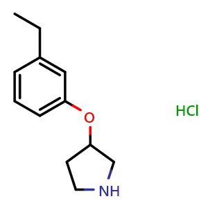 3-(3-Ethylphenoxy)pyrrolidine hydrochloride