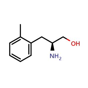 Chemical structure of (S)-b-Amino-2-methylbenzenepropanol , CAS 938462-33-0, AChemBlock P34976