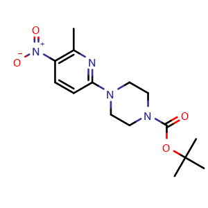 1-Boc-4-(6-methyl-5-nitro-2-pyridinyl)-piperazine