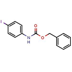 Chemical structure of N-Cbz-4-iodoaniline , CAS 93298-14-7, AChemBlock P35028
