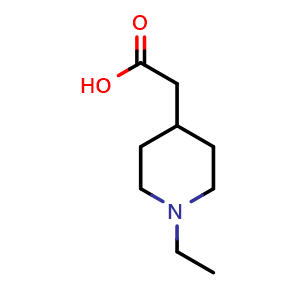 1-Ethyl-4-piperidineacetic acid