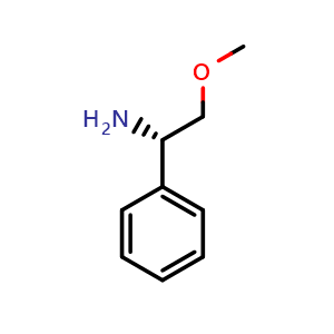 Chemical structure of (S)-a-(Methoxymethyl)benzenemethanamine , CAS 91298-74-7, AChemBlock P35167